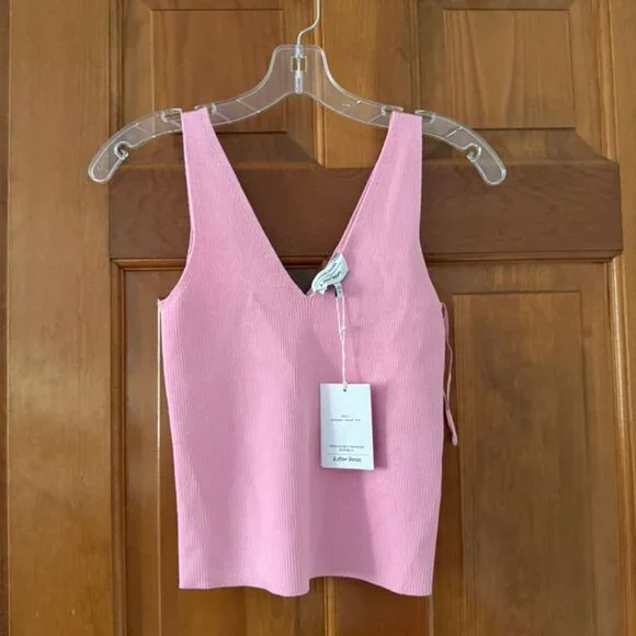 NWT & Other Stories knitted tank top in pink OR red SIZE S - Picture 7 of 7